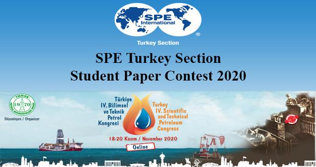 SPE Turkey  Student Paper Contest 2020