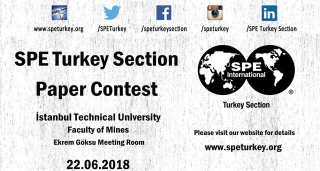SPE Turkey 2018 Student Paper Contest