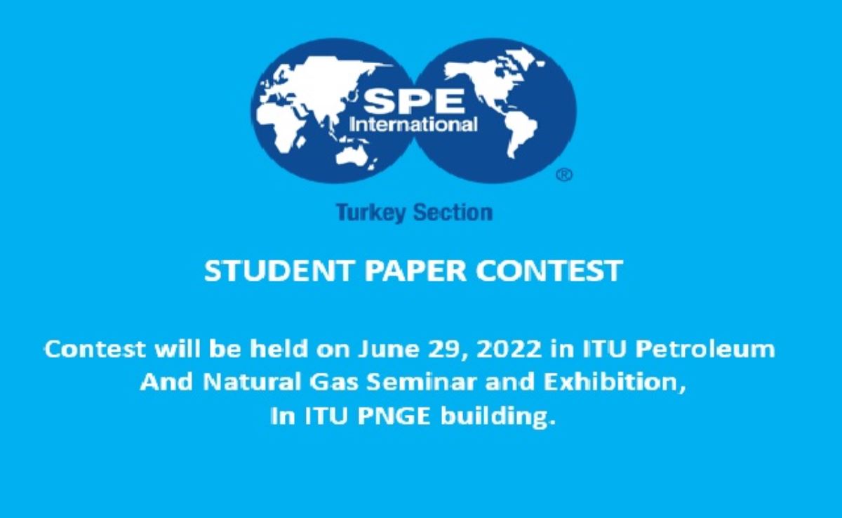 SPE Turkey 2022 Student Paper Contest 